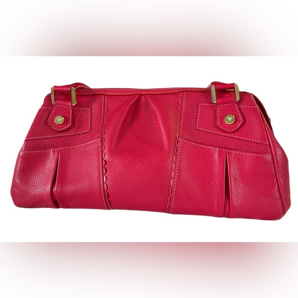 🎉Poshiversary SALE🎉 Samantha Thavasa Deluxe Red Leather Boston Doctors Bag - Picture 4 of 17